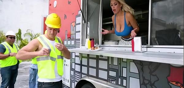 Bridgette B Serveing A Pair Of Huge Tits